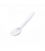 Lžička kávová 13cm bílá, znovu použitelná/50ks