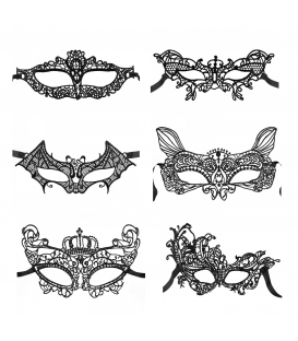 Maska karnevalová Škraboška krajková