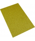 Pěna dekorační A4 glitr zlatá /EG-007/