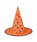 Maska karnevalová Klobouk čarodějnický oranžový