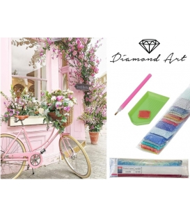 Malování s korálky 30x40cm Kolo