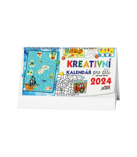 Stolní kalendář - Kreativní kalendář pro děti 2024