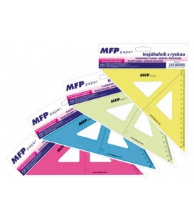 Trojúhelník s ryskou barevný mix MFP