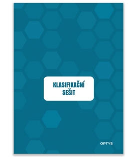 Zápisník učitelský A5 - Klasifikační sešit modrý