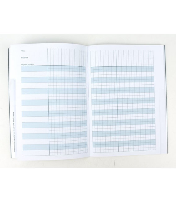 Zápisník učitelský A5 - Klasifikační sešit modrý