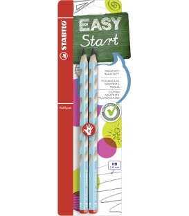 Tužka Stabilo EasyGraph blistr 2ks modrá pro praváky