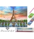 Malování s korálky 30x40cm Eiffel
