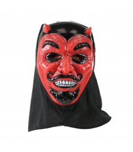 Maska karnevalová Čert s šátkem