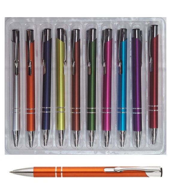 Pero kuličkové kovové ALBA sada 10ks