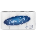 Papír toaletní TOPA SOFT 3vrstvý bílý 8ks