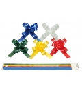 Stuha stahovací 2cm/50cm pastelová - mix barev v bal.