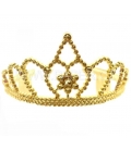 Maska karnevalová Korunka pro princeznu zlatá