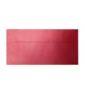 Obálky poštovní DL Pearl červená