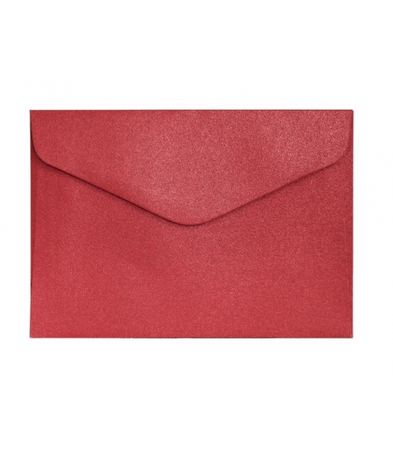 Obálky poštovní C6 Pearl červená