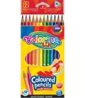 Pastelky Colorino 12ks trojhranné