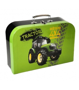 Kufřík dětský na malířské potřeby 34cm Traktor