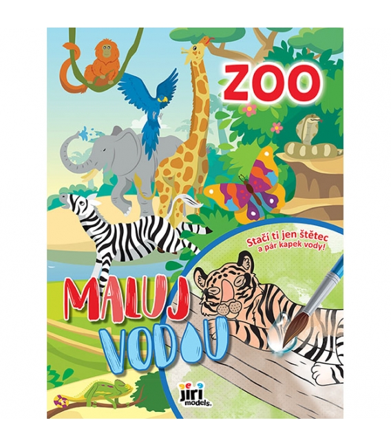 Omalovánky vodové ZOO