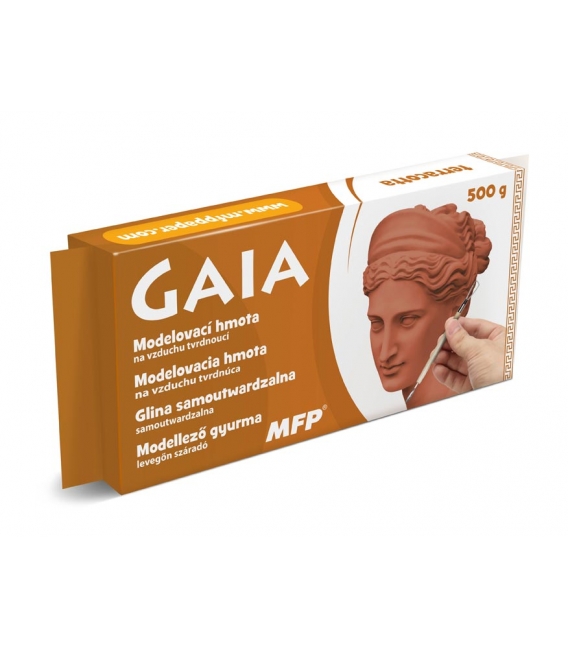 Hmota modelovací GAIA 0,5kg terracotta hnědá