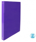 Pořadač A4 neon 4 kroužkový fialový