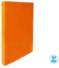 Pořadač A4 neon 4 kroužkový oranžový