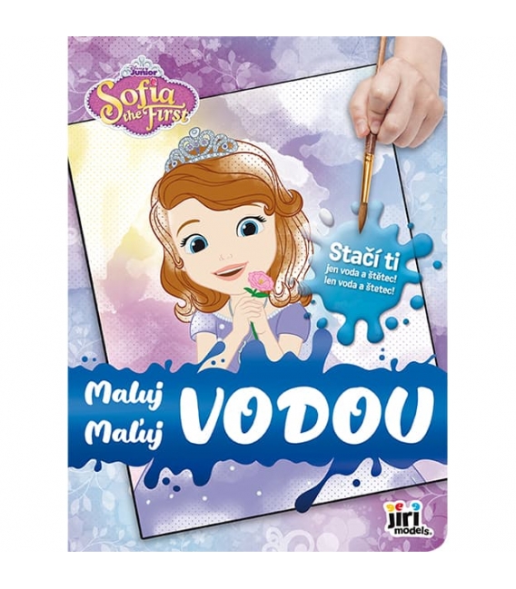 Omalovánky maluj vodou Sofie První