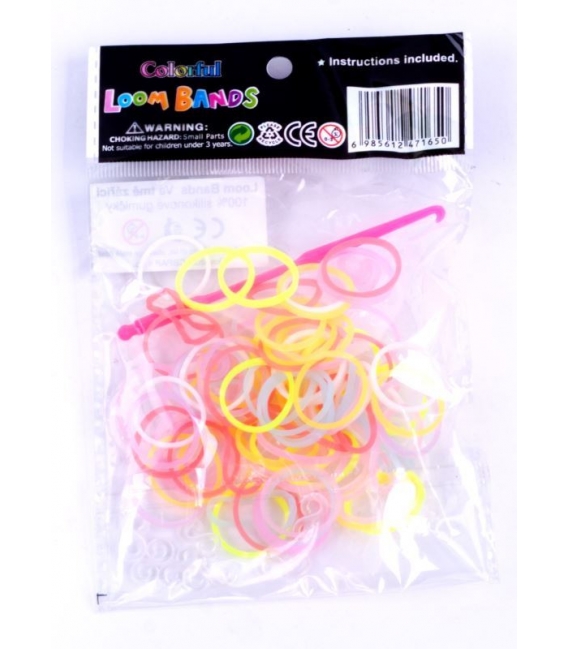 Gumičky zaplétací Loom Bands 100ks Neon