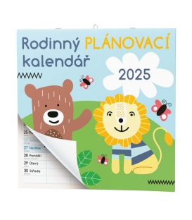 Kalendář nástěnný Poznámkový - Rodinný plánovací 2025