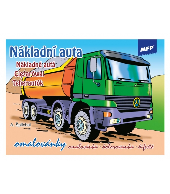 Omalovánky A5 Nákladní auta