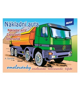 Omalovánky A5 Nákladní auta