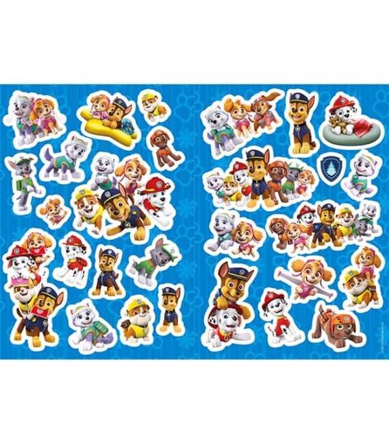 Omalovánky A4 se samolepkami Tlapková patrola 2024