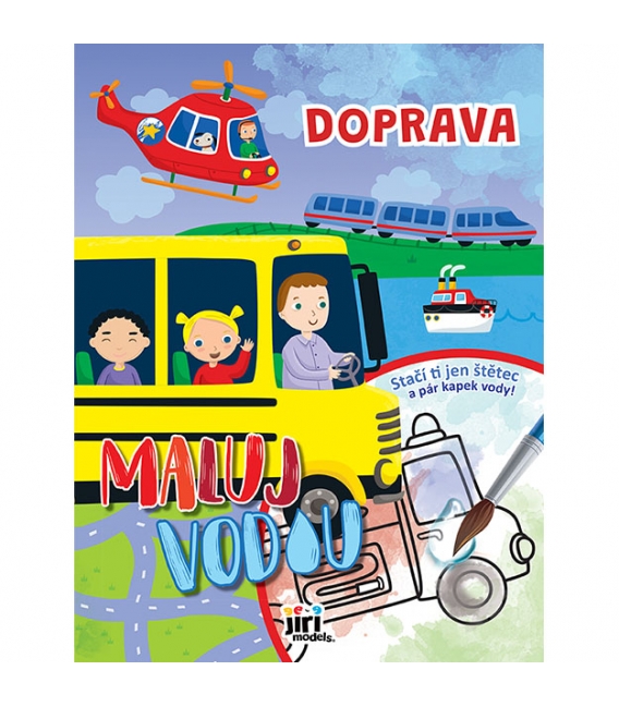 Omalovánky vodové Doprava 2