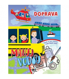 Omalovánky vodové Doprava 2