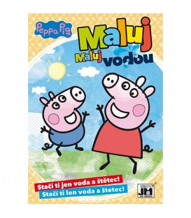 Maluj vodou A5  Prasátko Peppa