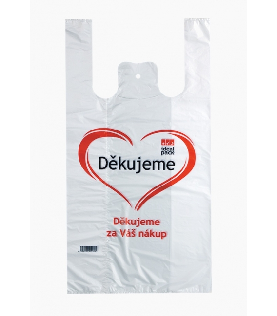 Taška HDPE 10kg/200ks potisk Děkujeme