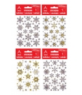 Samolepky holografické glitter Vánoce