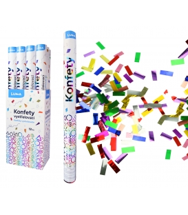 Konfety 60cm vystřelovací barevné