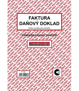 Faktura-daňový doklad A5 samopropis PT199