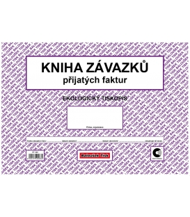 Kniha závazků – kniha došlých faktur A4 ET340