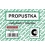 Propustka  A7 ET077