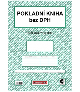 Pokladní kniha bez DPH obyčejná ET378