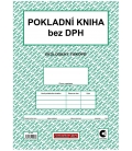 Pokladní kniha bez DPH obyčejná ET378