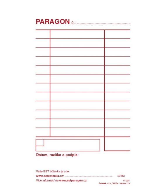 Paragon samopropis PT005