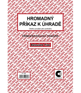 Hromadný příkaz k úhradě A5 PT100