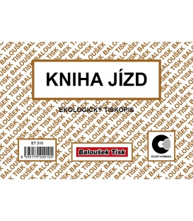 Kniha jízd A6 ET310 / 52stran/