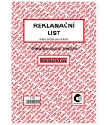 Reklamační list A5 PT190