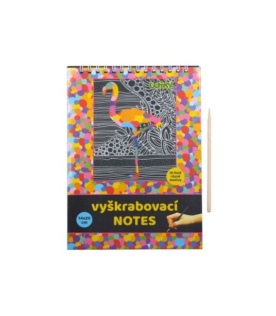 Obrázek škrabací bloček 14x20cm/ 10listů