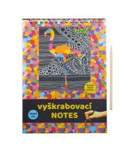 Obrázek škrabací bloček 14x20cm/ 10listů