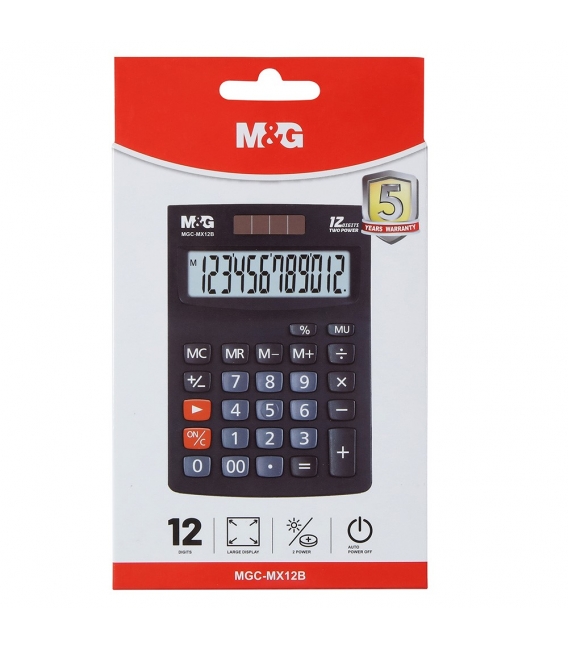 Kalkulačka MG 12 míst MGC-MX12B
