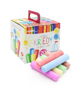 Křída chodníková/ 20 ks v kyblíku JUNIOR