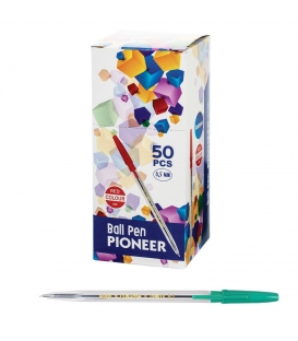 Pero kuličkové jednorázové PIONEER zelené